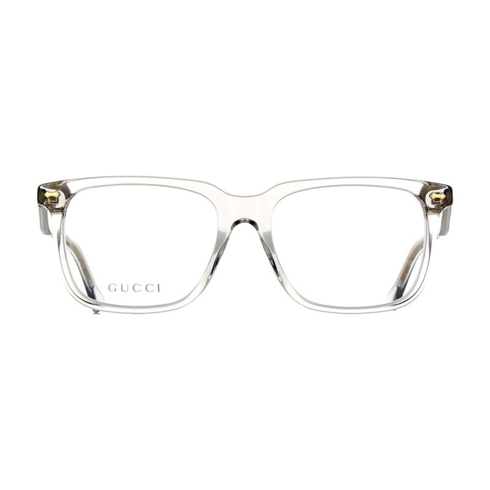 GUCCI EYEGLASSES GG0737O 016 Grey / Transparent 56mm - Picture 2 of 5
